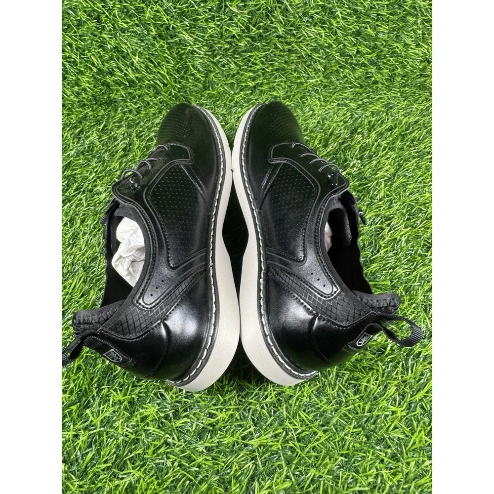 Stacy Adams 43445-001 Shoes Boys Size 7 Black Lace Up Dress Oxford Synthetic